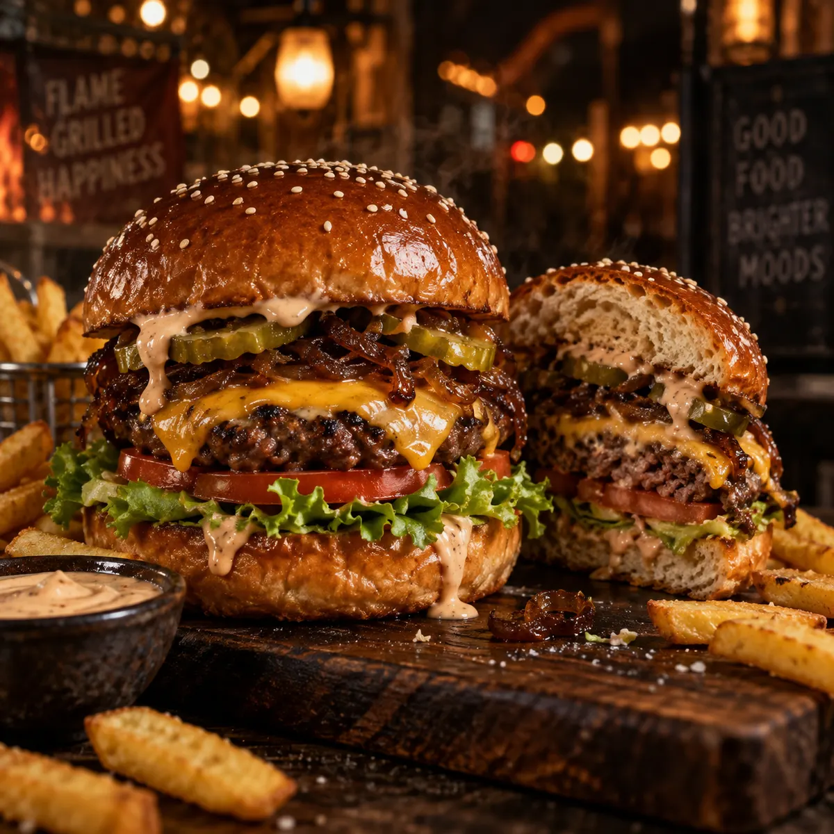 Burger artwork